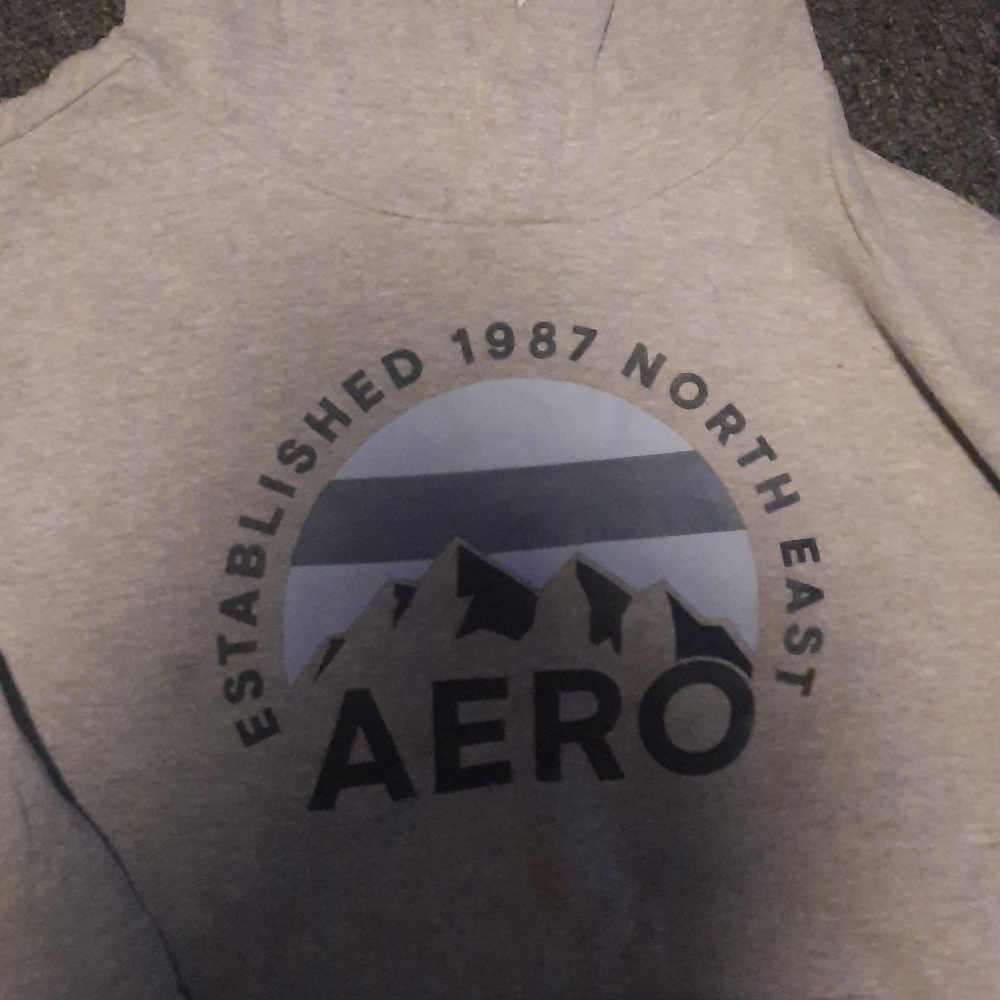 Gray hoddie, large, cotton